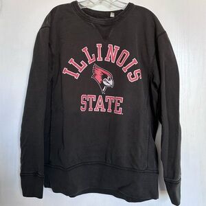Vintage Illinois State University Unisex Black Sweatshirt